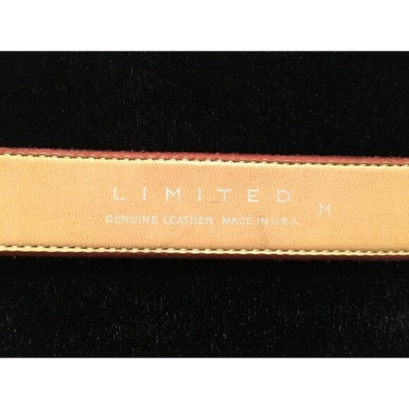LIMITED 100% Genuine Suede Leather Women’s Belt, Berry color, Pre-owned - Picture 3 of 4